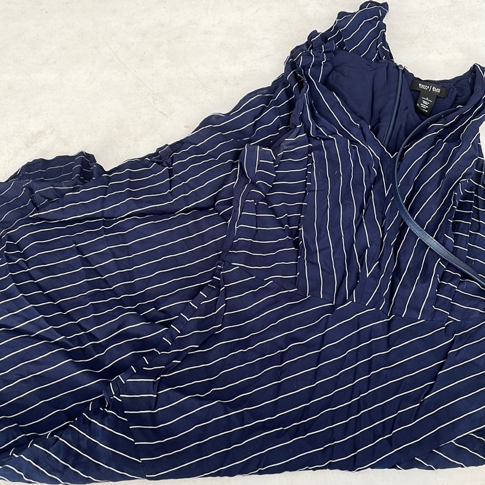 Blue and Navy Stripe Dress